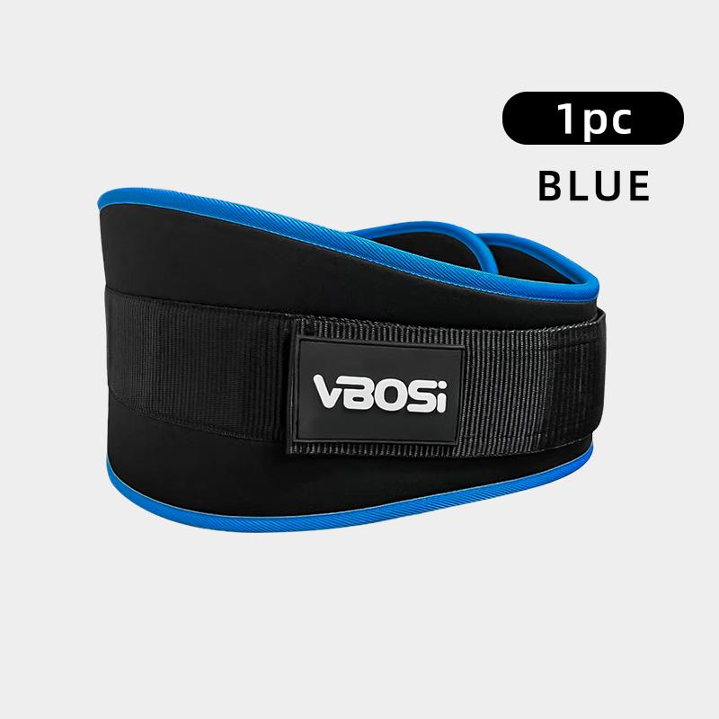 BEPAN 1 Piece Adjustable Weightlifting Belt – Strong Core Support for Gym, Training & Powerlifting M синий