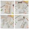 Cute Cartoon Printed Pouch For Sunglasses  Eyewear Thickened Cotton Protective Storage Bag With Clip For Pencil Makeup Travel