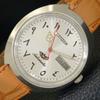 AUTOMATIC 8200 VINTAGE JAPAN MENS ARABIC SILVER DIAL WATCH A702769-1 R210-a702769