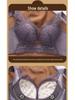 Elegant Lace Push-Up Bra: Medium-Thick, Wire-Free, Supportive for Small Busts