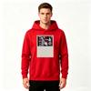 Men Anime Print Long Sleeve Pullover Hoodie Casual Heaven Earth Quote Graphic Sweatshirt for Daily Wear