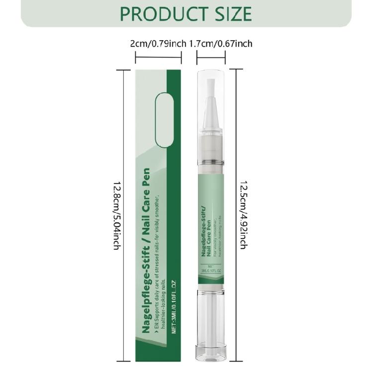 Light Nail Restorations Pen Fortifying Formula Repairs Damaged Cuticles Improves Durability SmudgeFree Fast Recovery Solution