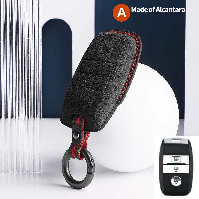 Interior Mouldings For Kia Rio Picanto QL Sportage Ceed Cerato Forte GT Stinger Sorento Optima K2 K3 K4 K5 Car Key Case Suede Ke