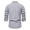 TrendHub New Autumn Cotton Men's Oxford Shirt Long Sleeve Button Down Social Business Casual Shirts for Men