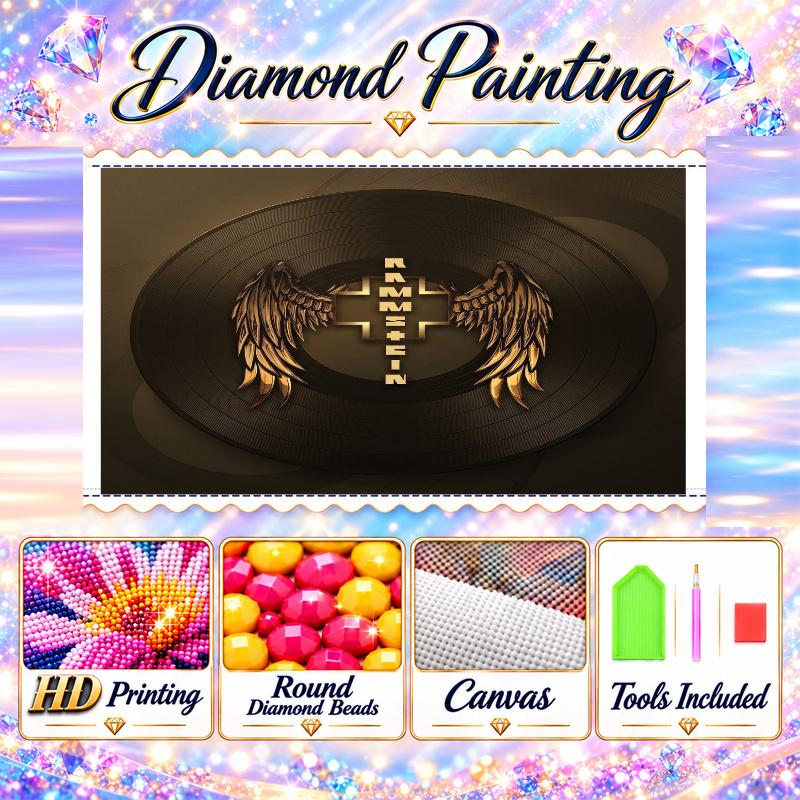 Rammstein Diamond Painting Kit 5D Full Drill DIY Diamond Mosaic Wall Art Home Decor