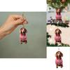 Cute Dog Cartoon Acrylic Car Pendant Decorative Accessories For Home And Use Backpack
