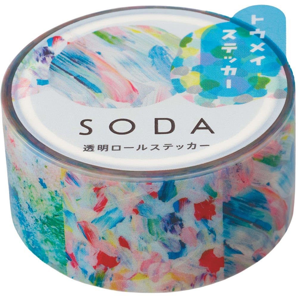 King Jim SODA Masking Sticker Enog Tape, Transparent, Type, CMTS20-006