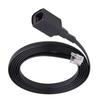 Durable 6-Pin Detachable Handheld Microphone Extension Cable for Yaesu Walkie-Talkies, 155cm Long