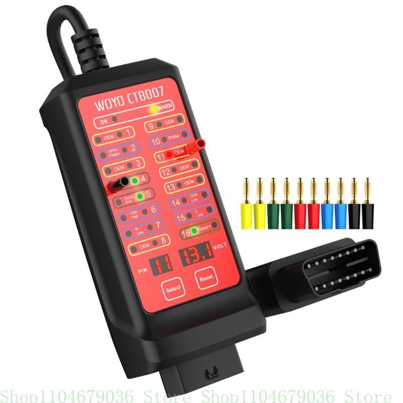 CAN Tester Pin Settings Diagnostic Tool OBD2 16Pin Break Out Box Communication Detection Auto Car ECU-Diagnosis Scanner