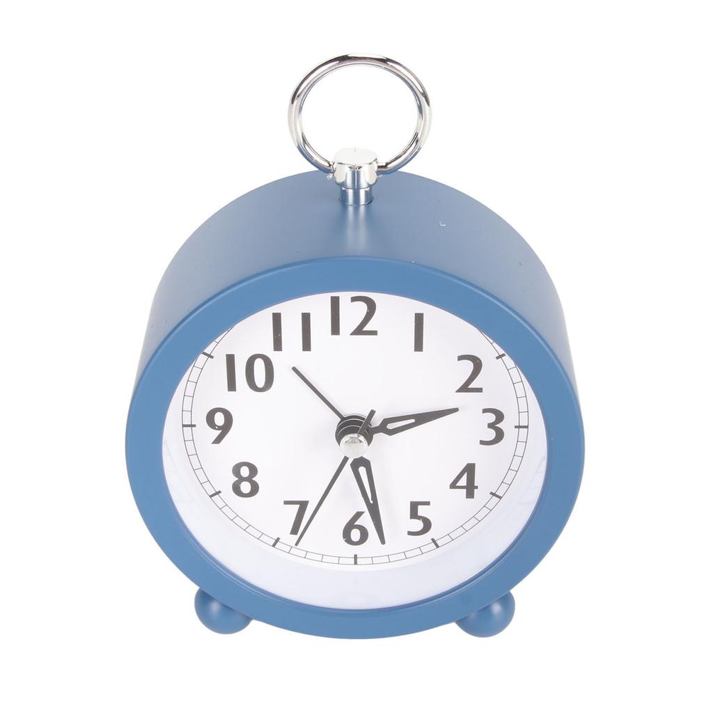 Alarm Clocks Multifunction Stylish Simple Silent Prevents Ticking Round Alarm Clocks for Desk Bedroom and Home