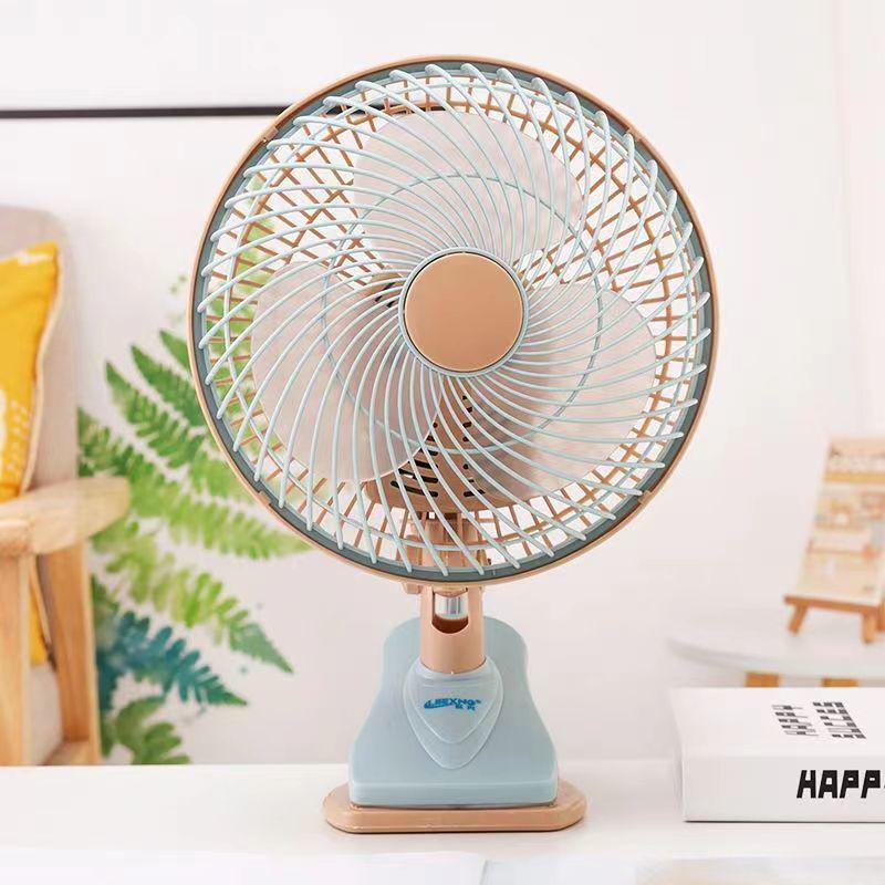 Compact Silent Clip-on Desktop Fan for Home, Office, Dorm, or Bedside