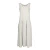 Women's Fashion Casual Solid Colour Sleeveless V-Neck Cotton Linen Pocket Dress