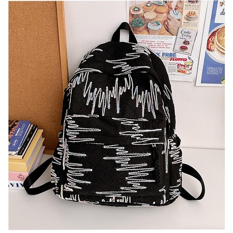 Cute schoolbag junior high school girls high value niche style college students design sense travel shoulders