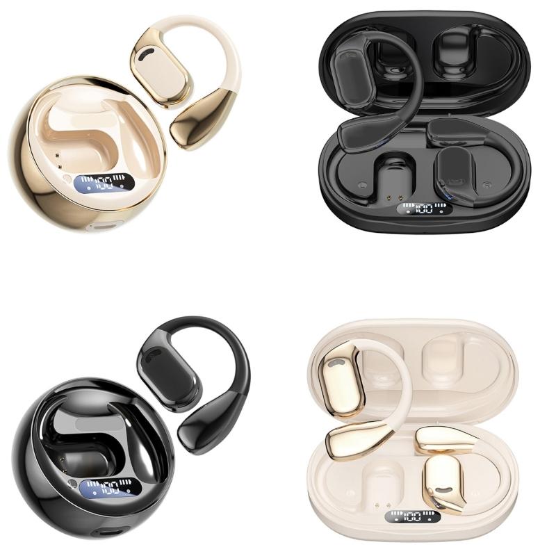 Open Ear Earbuds Open Ear True Wireless Headphone Bluetooth-compatible Headphone Earphones IPX5 Waterproof for Home