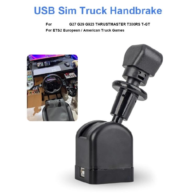 Realistic USB Hand Brake Controller Fit for G27 G29 G923 Racing Games Enhancing Realism Metal Construction PC Simulation