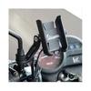 Vespa Lx Lxv Sprint Gts Gtv 50 150 250 300 300i Akcesoria Motocykl Dom Uchwyt na Telefon Komórkowy Uchwyt na GPS, Uchwyt na Lusterko Wsteczne Srebrny