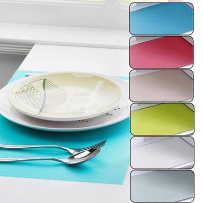 4 pçs tapete antiderrapante reutilizável à prova de derramamento forros de prateleira de geladeira fácil de limpar tapete de armários de cozinha para casa
