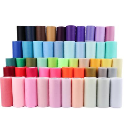 Weiße Tüll-Rollenspule, 25 Yards, 15 cm, Organza-Rolle, Tüll-Stoff, Tutu-Rock, Mädchen-Babyparty-Dekorationen, Hochzeits-Party-Zubehör