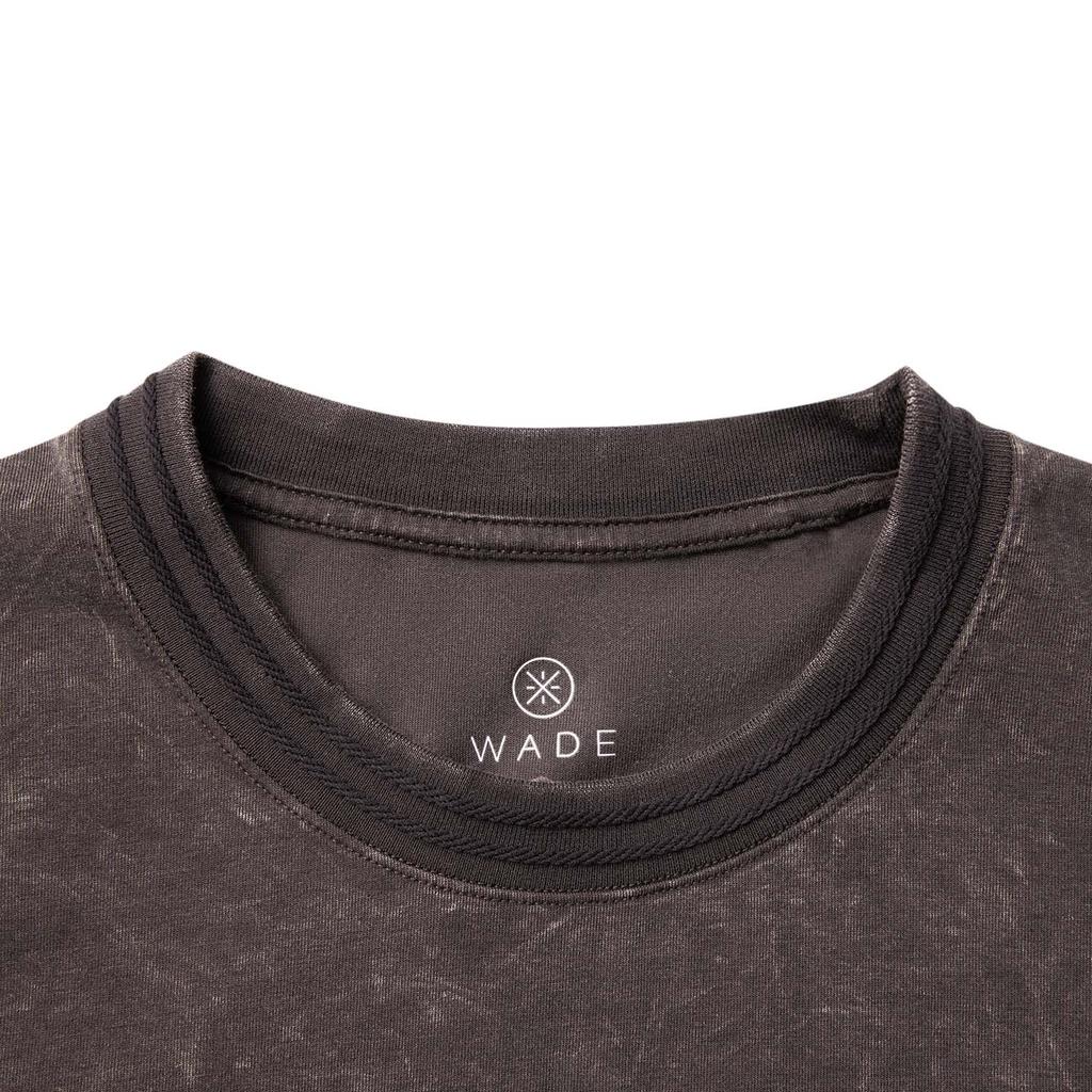 Li Ning Wade Series Letter Round Neck Breathable Versatile Loose Short Sleeve T-Shirt Men Tops Black Chocolate AHSV013-7