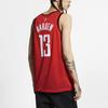 Nike NBA Earned Edition Swingman Jersey, James Harden #13, Houston Rockets Men Jerseys Red BQ1161-658