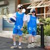 Kinder Basketballtrikot Set Sommer Herren und Damen Kinder Fake Two Trikots Kurzarm Trainings Leistungs Trikots