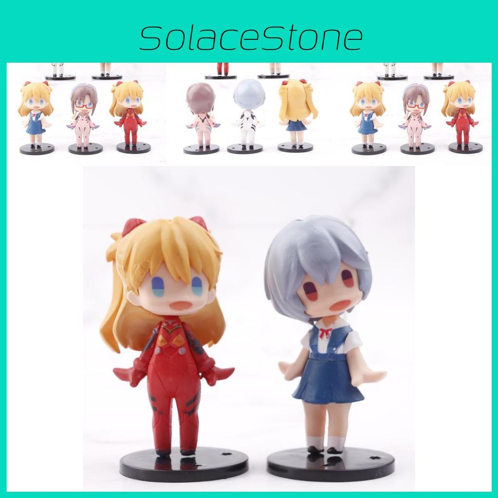 Adorable Pvc Evangelion Standing Rei Asuka Miniature Figurine Blind Box Toy