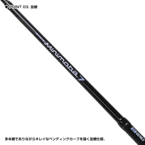PROX Mini Moba 7SE 607MLS MM7S607MLS Ultra-Compact Rod [7-Section Multi-Piece Rod/Includes Dedicated Semi-Hard Case]
