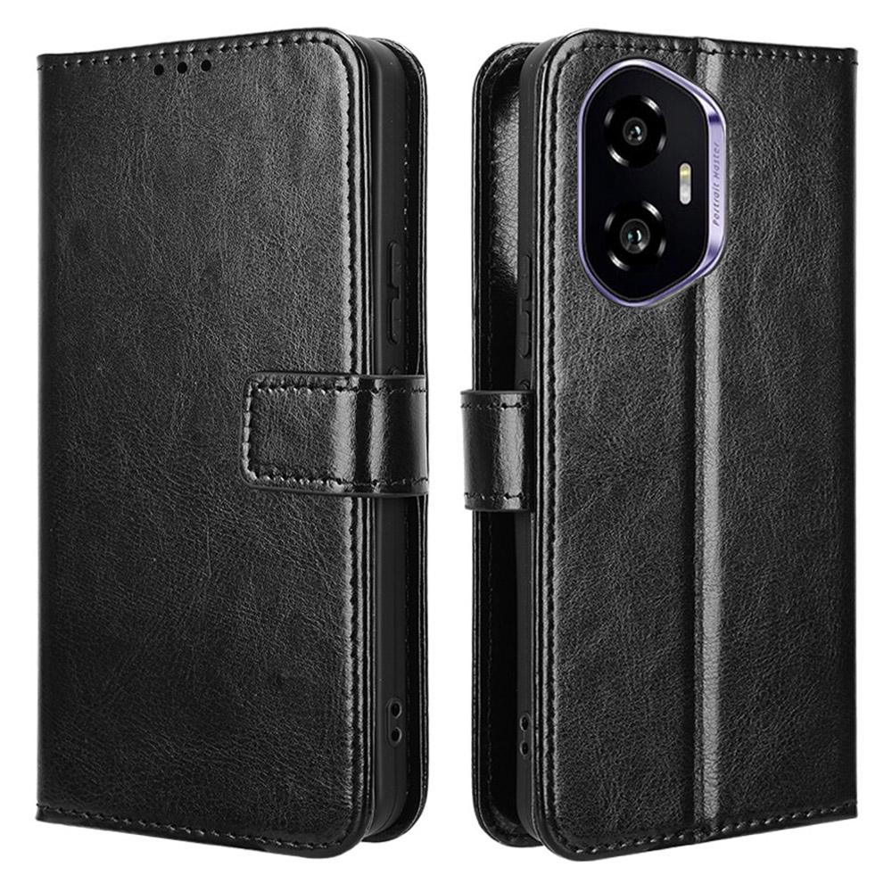 

Чехол для Honor 300 Crazy Horse Texture PU Leather Phone Wallet Cover A