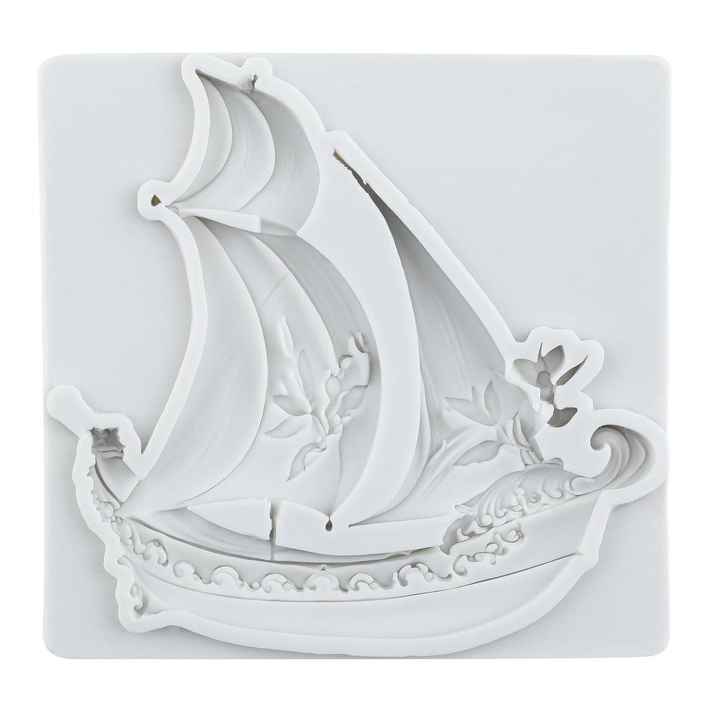 Sailboat Silicone Mold Sailboat Fondant Molds Cake Decorating Tools Cupcake Topper Candy Resin Clay Chocolate Gumpaste Mold