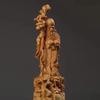 Solid Wood Carving Circular Carving Crafts Home Decoration Indoor Decorations Birthday Gift Gift Wishes for Longevity and Peace