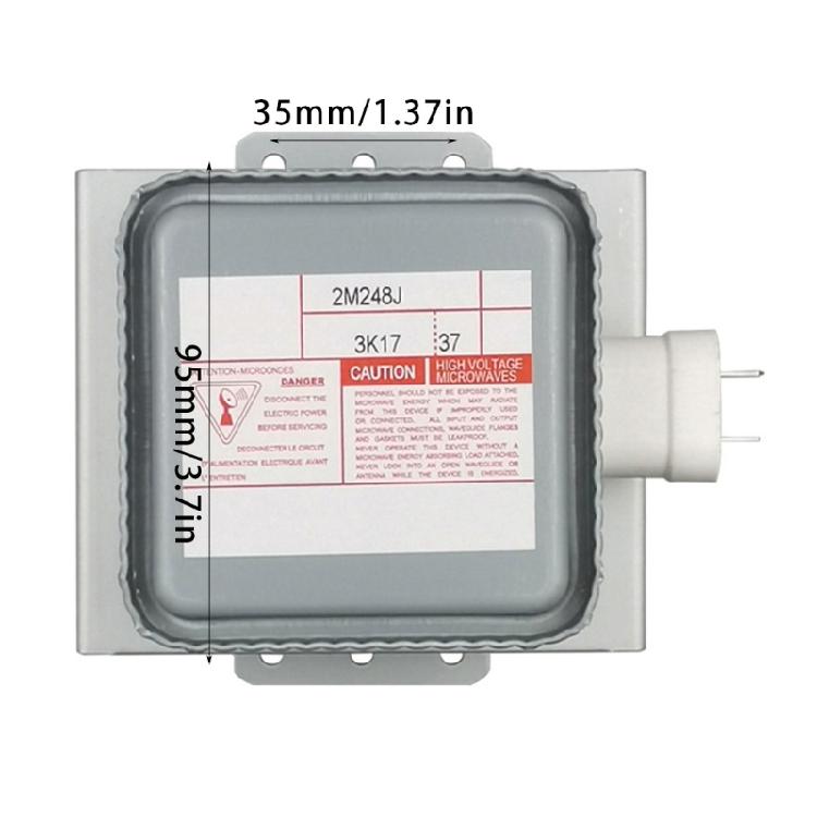 2M248J Magnetron Electronic Heating Tube Microwave Part Metal Texture for Oven