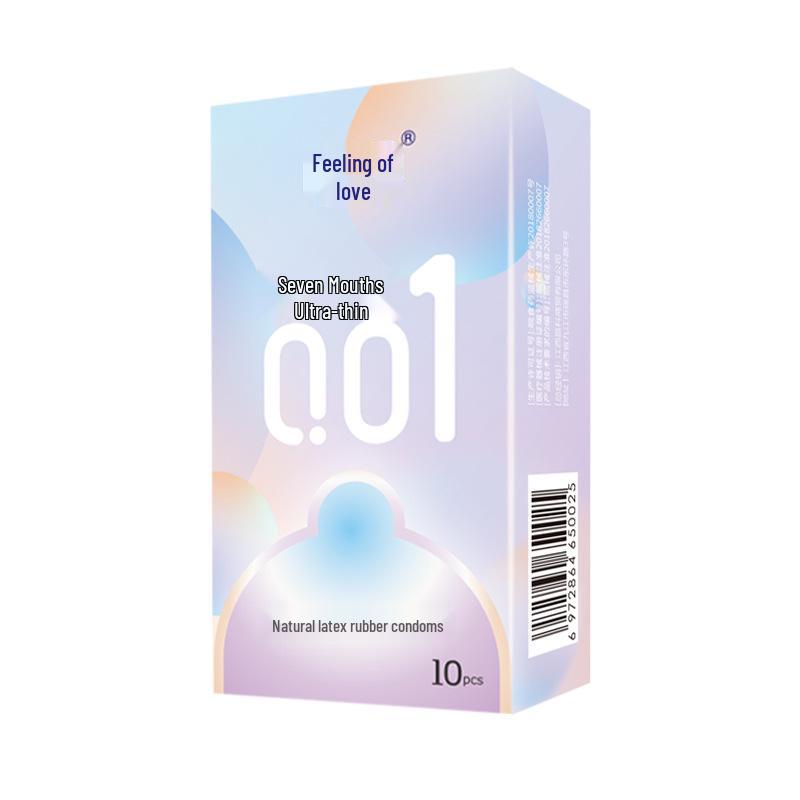 Ultra-Thin 001 Hyaluronic Acid Small Condoms for Men - Bare Entry, Long-Lasting, Safe Condoms