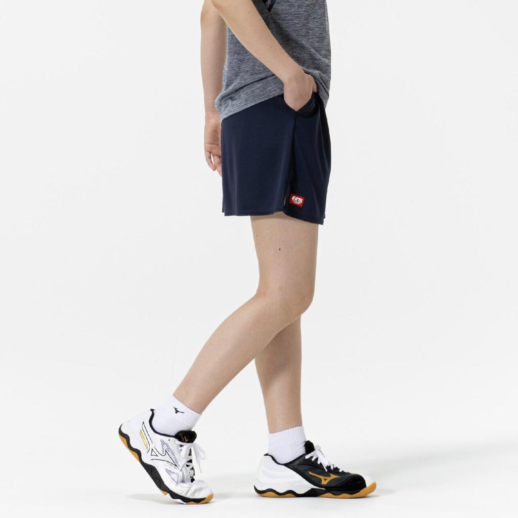 Table Tennis Size M Skirt, Moisture-Wicking, Quick-Drying, 82JBC221, Women's Dress, Navy,
