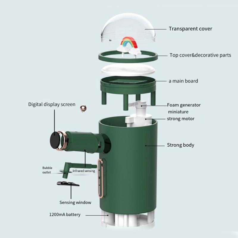 Countertops Soap Dispenser Automatic Induction Foam Hand Washer Touchless Foaming Soap Dispenser Easy To Use