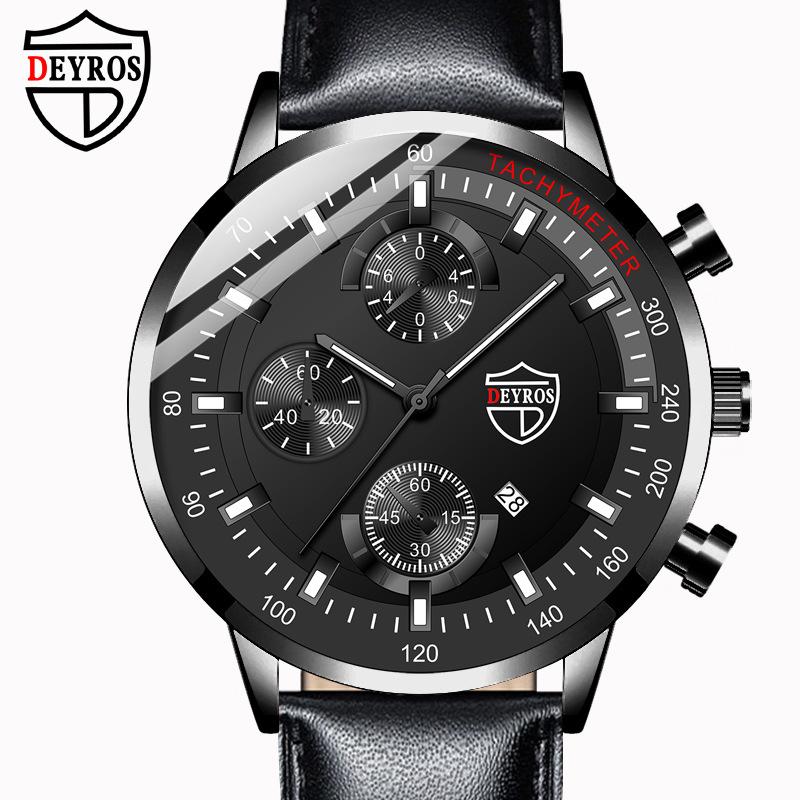 

Новий діловий годинник. Чоловічий календар. Годинник. Студентський. Повсякденний годинник. Годинник на поясі чорний/синій