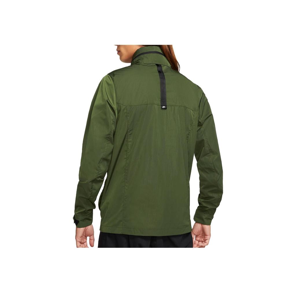 Nike Premium Essentials M65 Unlined Packable Hood Lightweight Logo Jacket Men Jacket Green DC6771-326