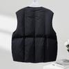Sibaishe Women's 90% Down Button-Front Round Neck Vest