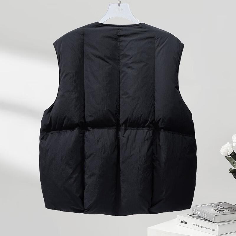 Sibaishe Women's 90% Down Button-Front Round Neck Vest