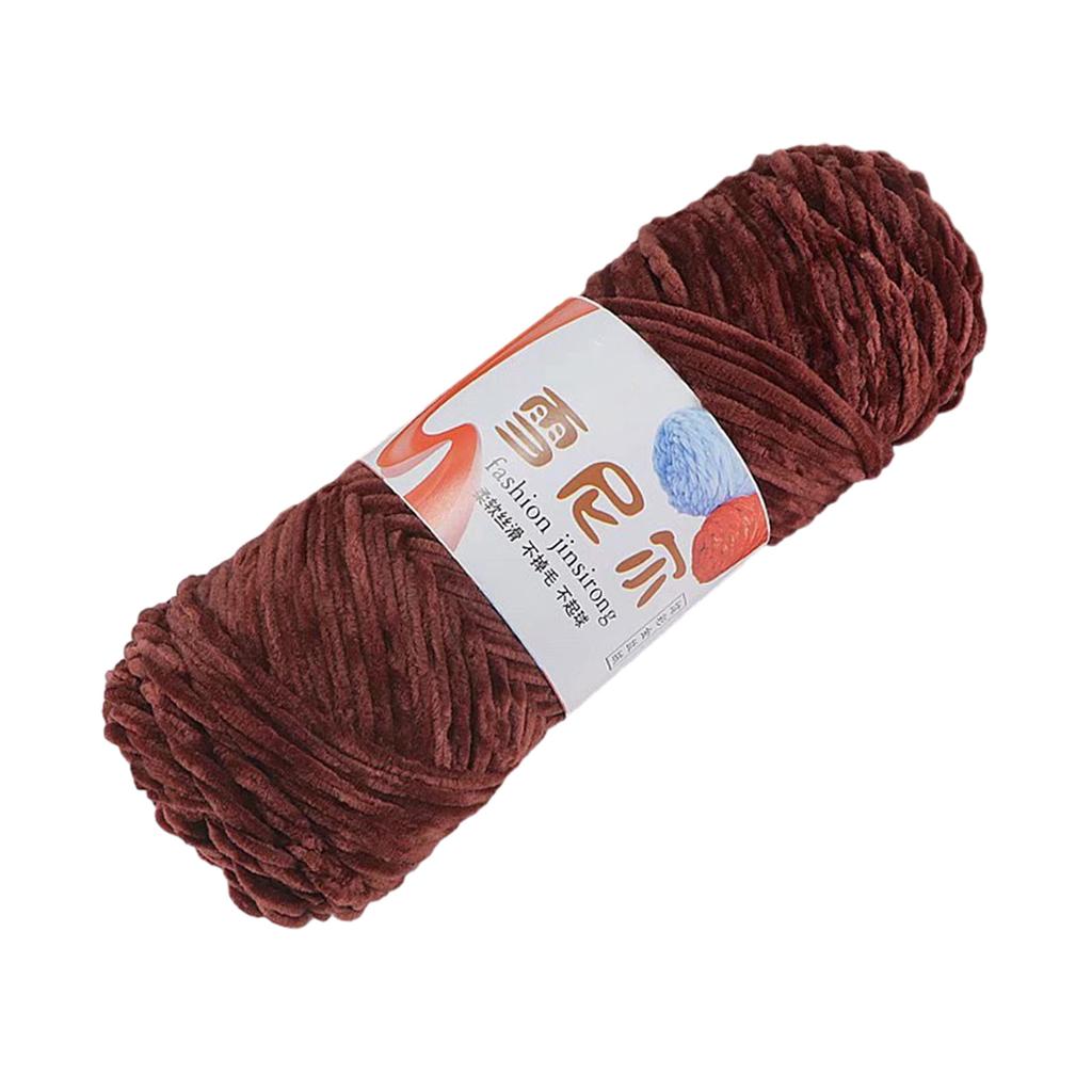 Skin Friendly Velvet Hand Knitting Yarn for DIY Cardigan Gloves Shawl Knitting Threads for Crochet Sweater Scarf Clothes