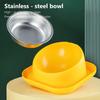 Anti-toppling Cat Food Bowl Elevated Dog Water Bowl Stable Pet Food Feeder  Pet Supplies