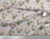 Soimoi Japan Crepe Satin Fabric Tropical Leaves,Floral & Flamingo Bird Print Fabric by the metre 42 Inch