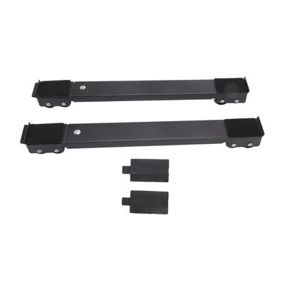 2 conjuntos de rodas móveis com suporte de rolo móvel, base elevada, rodas móveis para máquina de lavar geladeira