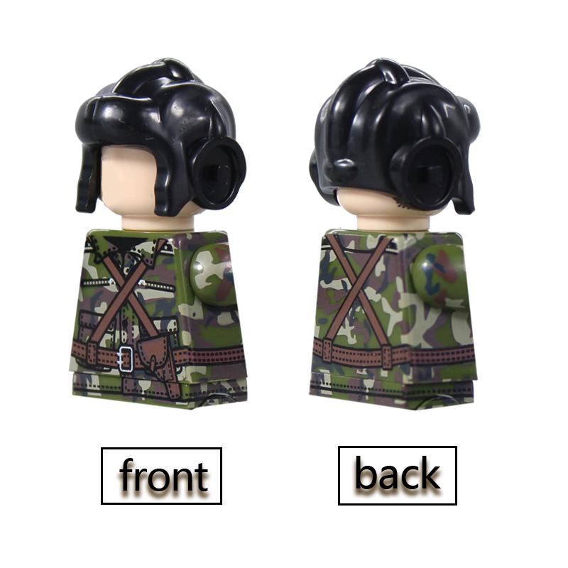 

MOC Военные Солдаты Офицеры Фигурки Строительные Блоки Камуфляж Пилоты Самолет Корабль Аксессуары Шлемы Детские Игрушки