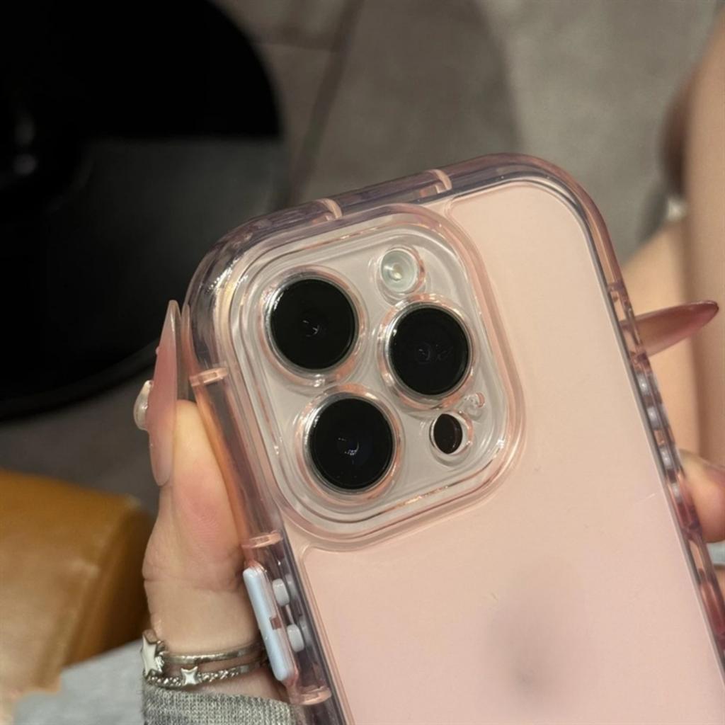 Cute Oval Soap Soft Silicone Jelly Candy Clear Case For iPhone 16 15 14 Plus 12 13 Pro Max Airbag Shockproof Camera Protect Capa