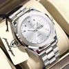 POEDAGAR Luxury Men Wristwatch Waterproof Luminous Week Date Casual Clock Stainless Steel Quartz Fashion Watches Reloj