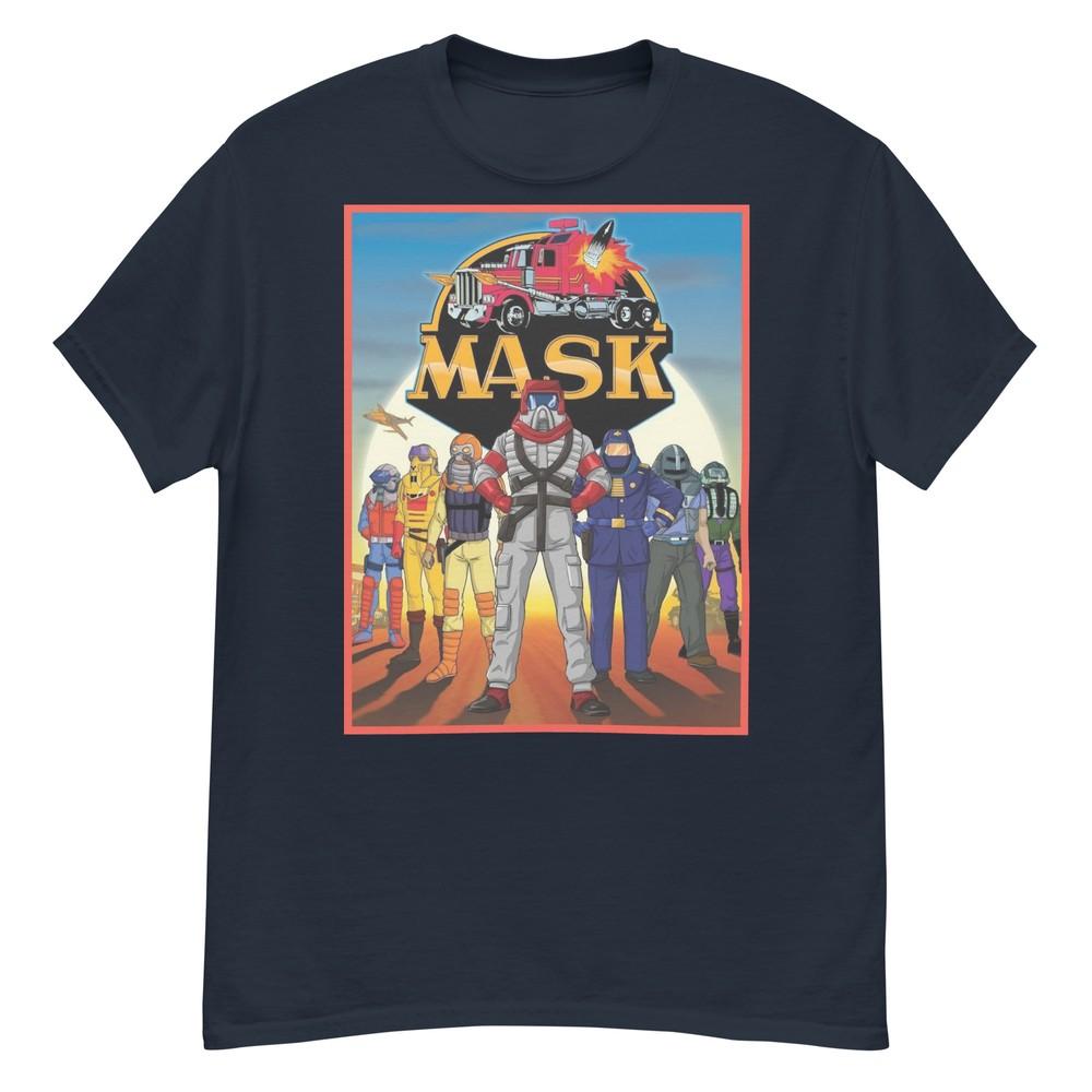 

M.A.S.K. Animated Series Tee, Classic Cartoon Shirt, Custom M.A.S.K T-Shirt, M