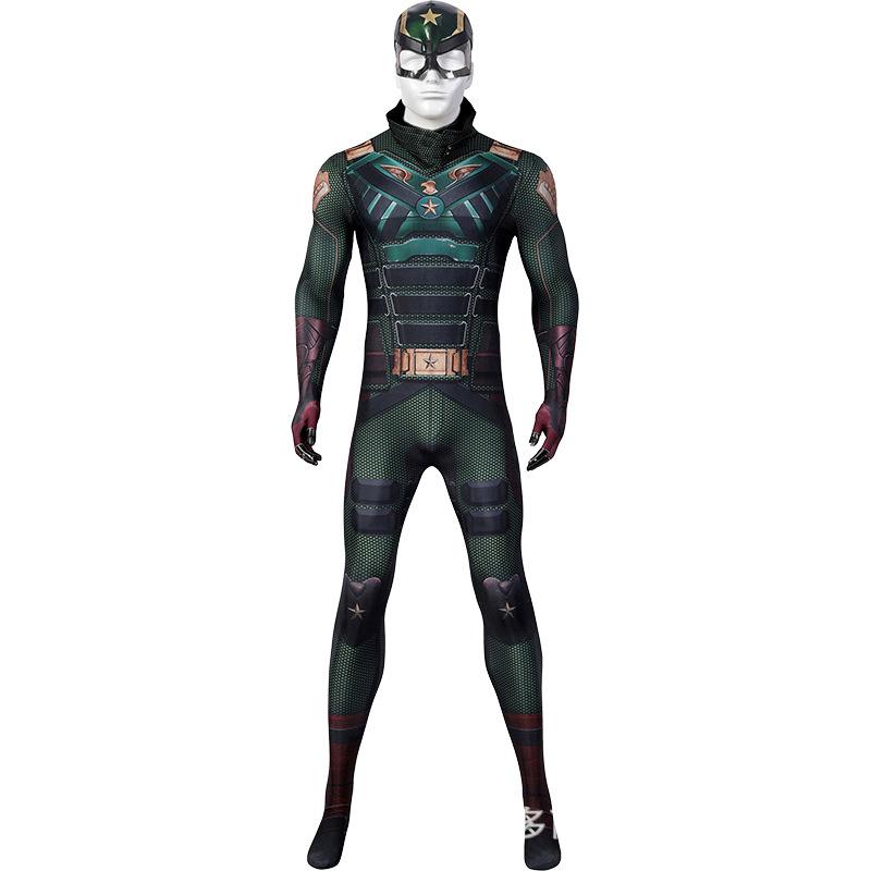 Soldier Boy Adult Tight Cosplay Costume, The Boys Season 3 Movie Stage Outfit