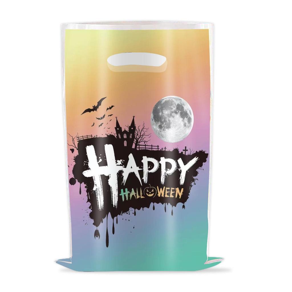 Ghostly Halloween Gift Bags - Skull Trick-or-Treat Party Decorations