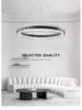 Nordic Minimalist Chandelier: Modern Glass Light for Living Room, Bedroom, Study, or Restaurant