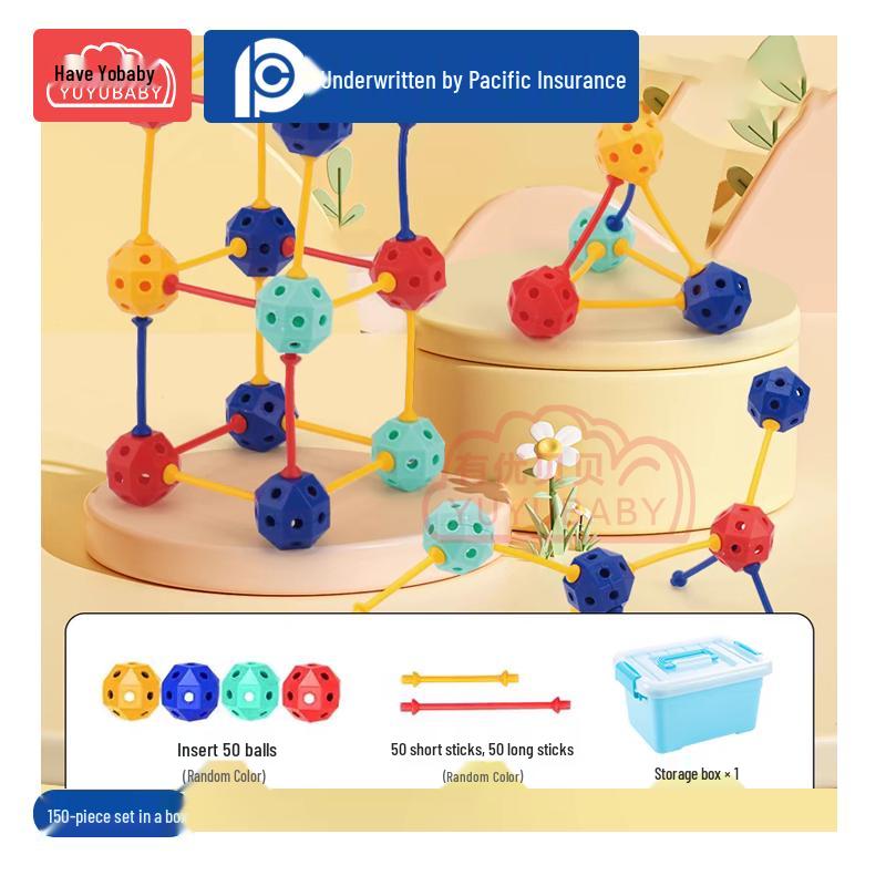YUYUBABY 3D Geometric Building Blocks